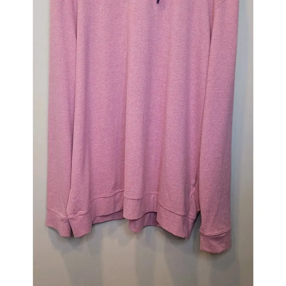 Rhoback Mens Heathered Red Hesi Performance Hoodie Pullover Size XXL Athleisure